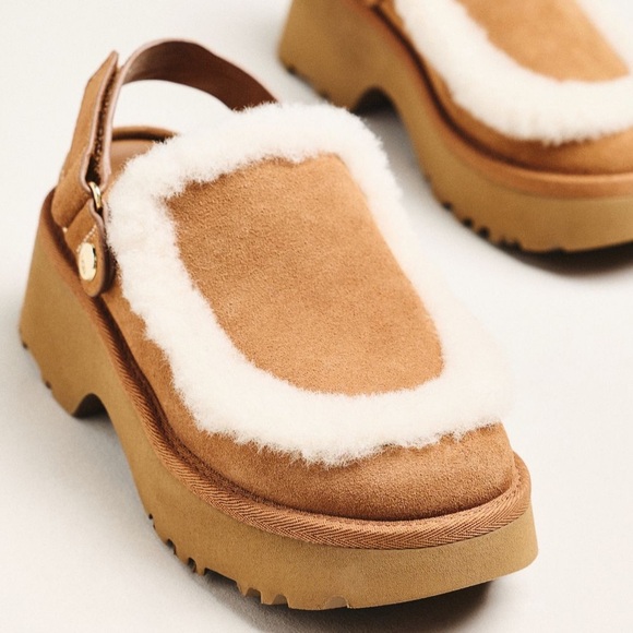 UGG Esme Suede Slingback Clogs - Picture 2 of 8